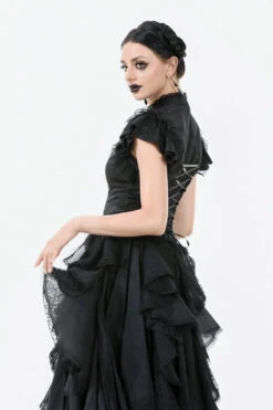 Ghost Waltz Ruffle Sleeve Top -Vampirefreaks Sale Store lace top f6753c34 1393 48cf a62a 073967c4a95a