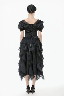 Ruffed Rococo Puff Sleeved Top -Vampirefreaks Sale Store lace up top b8a3f528 c30c 44c6 b2ad 7dcb2b6f344e