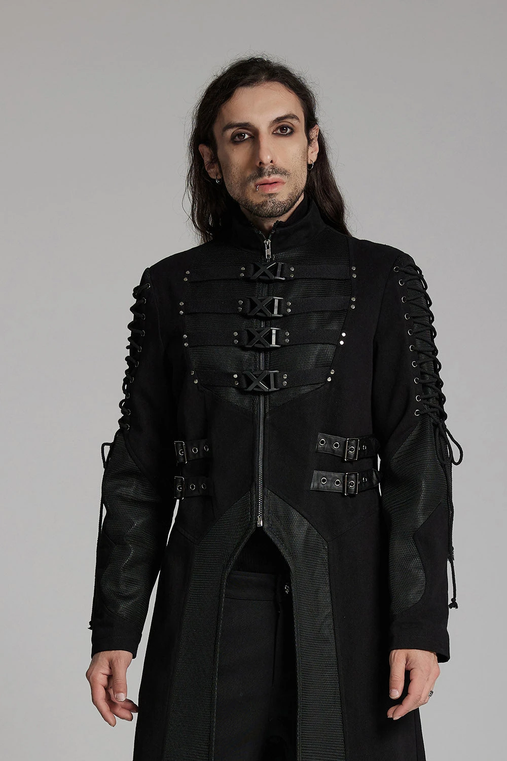 Rasputin Rivet Studded Trenchcoat 1 Rasputin Rivet Studded Trenchcoat