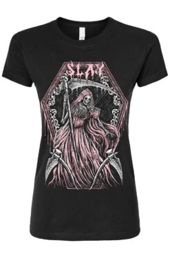 Lady Grim Reaper T-shirt -Vampirefreaks Sale Store lady grim reaperwomens tshirt
