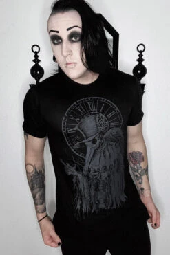 Plague Doctor T-shirt [GREY ASHES] -Vampirefreaks Sale Store lashugrefeg