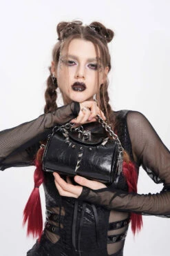 Catacombs Small Spiked Chain Bag