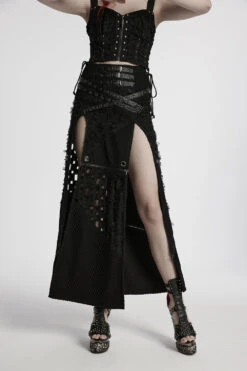 Dark Prophecy Leg Slit Skirt [Turns Into A Mini Skirt]