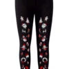 Merry Gothmas Leggings -Vampirefreaks Sale Store leggings front xmas icons