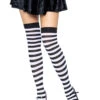 LEG AVENUE Stripe Thigh Highs [Various Colors]