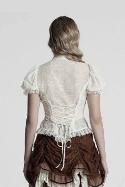 Ghost Seance Puff Sleeve Top [White] -Vampirefreaks Sale Store lolita blouse 9c56be3b 64b8 4bdc ba9f 60d9796b14b5