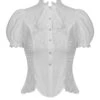Ghost Manor Puff Sleeve Top -Vampirefreaks Sale Store lolita shirt