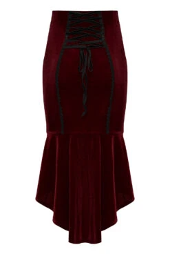 Bride Of Dracula Skirt [Blood Red] -Vampirefreaks Sale Store long fishtail skirt