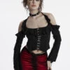 Forest Witch Long Sleeve Halter Top