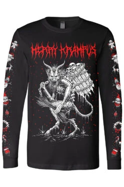 Merry Krampus T-shirt -Vampirefreaks Sale Store longsleeve tshirt resize xmas e55a6388 ff8d 4e89 a07a c0c40c164953