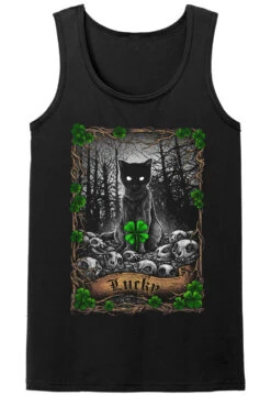 Lucky Cat Tarot T-shirt -Vampirefreaks Sale Store lucky cat tarot mens tank top front