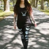 Moon Phase Leggings -Vampirefreaks Sale Store lunar leggings