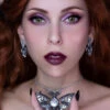 Alchemy Lunar Moth Necklace -Vampirefreaks Sale Store lunar moth acccessories