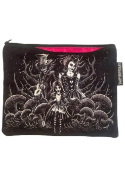 Malice In Wonderland Makeup Bag -Vampirefreaks Sale Store makeup pouches