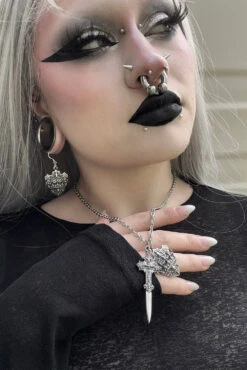 By The Shield Earrings -Vampirefreaks Sale Store medieval earrings