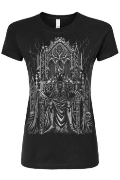 Medieval Knight T-shirt [Metallic Silver] -Vampirefreaks Sale Store medieval knightwomens tshirt