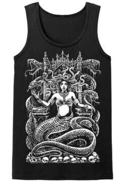 Medusa's Throne T-shirt -Vampirefreaks Sale Store medusa throne mens tank top