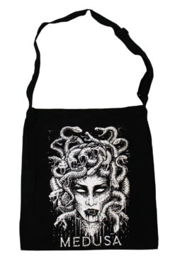 Shoulder Sling Zipper Tote Bag -Vampirefreaks Sale Store medusa dbc9b97c dbee 43af a08e 7a8144001444