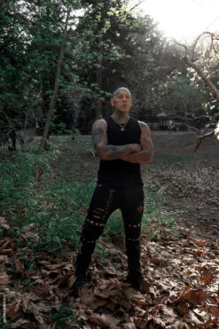 Annihilate Safety Pin Studded Pants -Vampirefreaks Sale Store mens goth clothing eeba947e 0f87 4edf bfb7 1f998387abeb