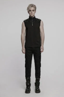 Ruinous Slim Fit Cargo Pants -Vampirefreaks Sale Store mens goth trousers