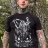Dark Warlock T-shirt -Vampirefreaks Sale Store mens grim reaper clothes
