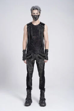 Exile Distressed Tank Top -Vampirefreaks Sale Store mens grunge tank top plus size