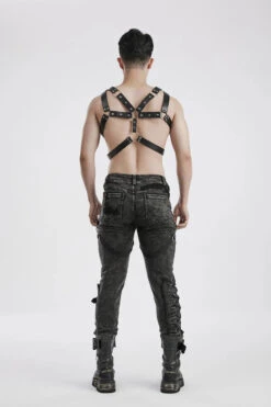 Helsing Vegan Leather Harness -Vampirefreaks Sale Store mens o ring harness