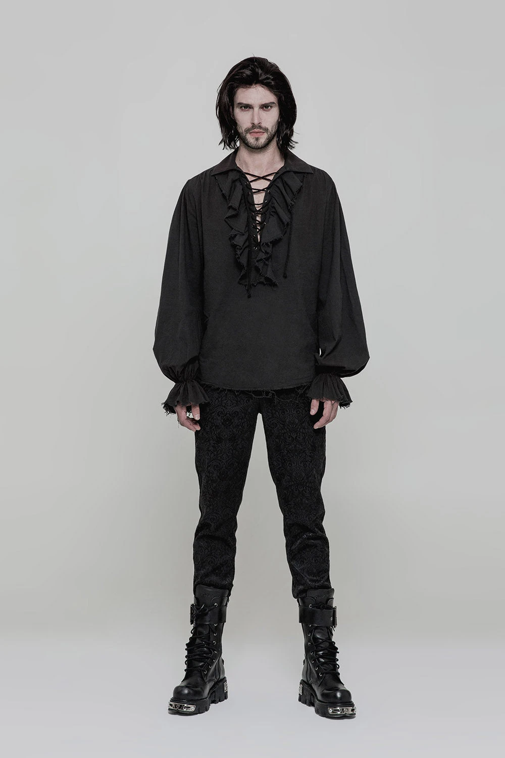 Pirate's Code Lace-Up Shirt 2 Pirate's Code Lace-Up Shirt - Image 2