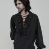 Pirate's Code Lace-Up Shirt 18 Pirate's Code Lace-Up Shirt -Vampirefreaks Sale Store mens pirate shirt