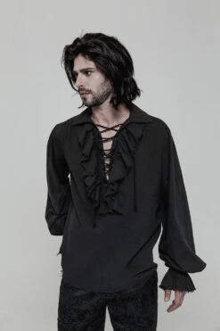 Pirate's Code Lace-Up Shirt