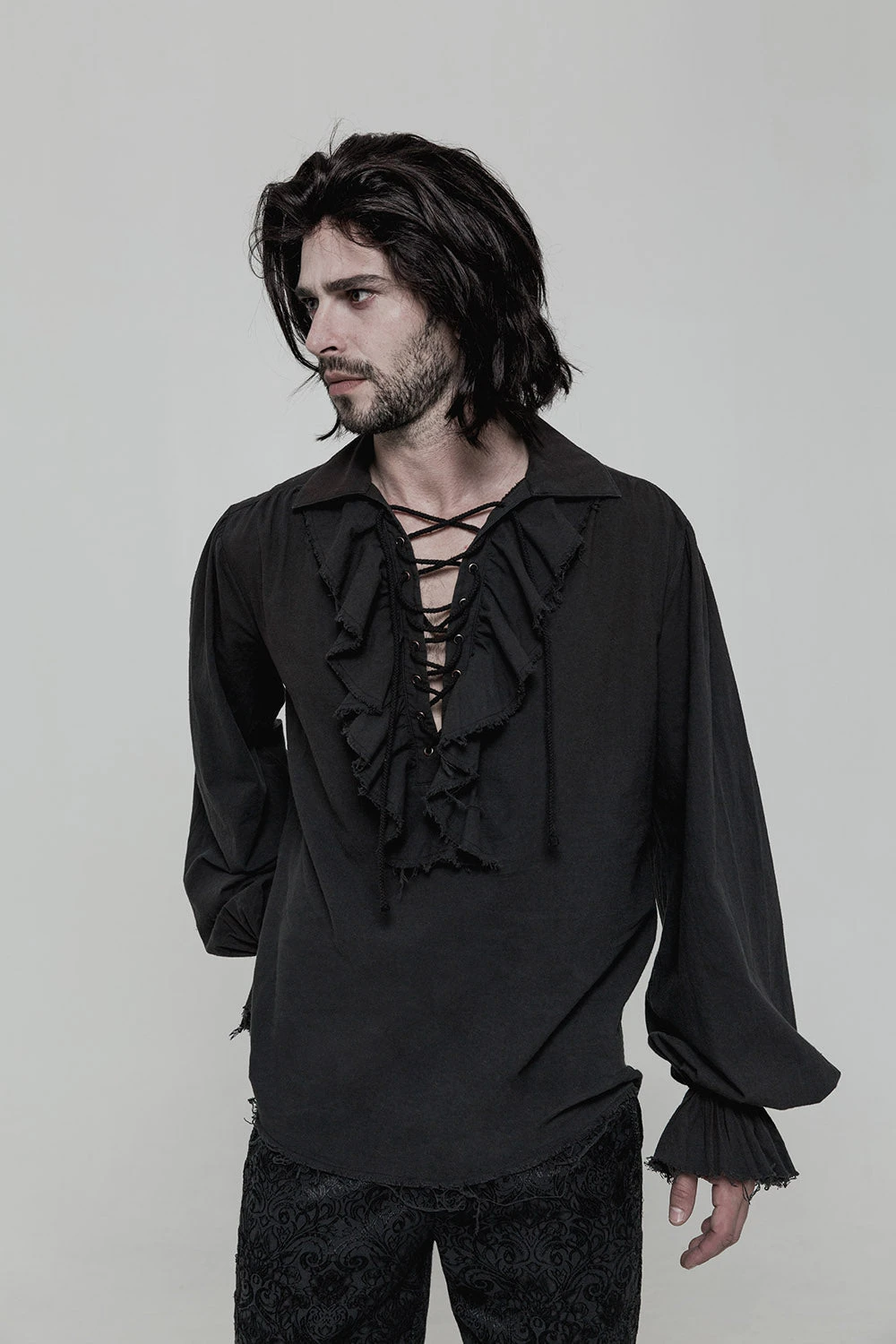 Pirate's Code Lace-Up Shirt 1 Pirate's Code Lace-Up Shirt