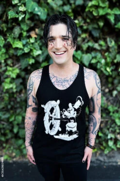 Steamboat Willie Mickey Zombie T-shirt -Vampirefreaks Sale Store mens punk tank top a36045f1 91c8 4e96 a835 b7b465943745