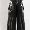 Tripp NYC Doom Skull Pants [BLACK/WHITE] -Vampirefreaks Sale Store mens tripp nyc grunge pants