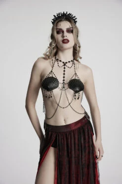 Dark Siren Seashell Chain Harness