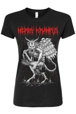 Merry Krampus T-shirt -Vampirefreaks Sale Store merry krampus womens tshirt