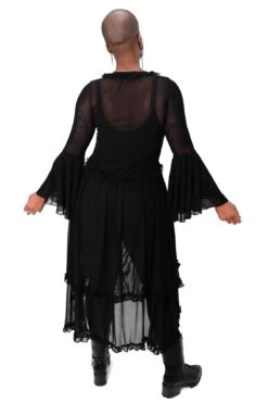 Lucretia Duster -Vampirefreaks Sale Store mesh cardigan