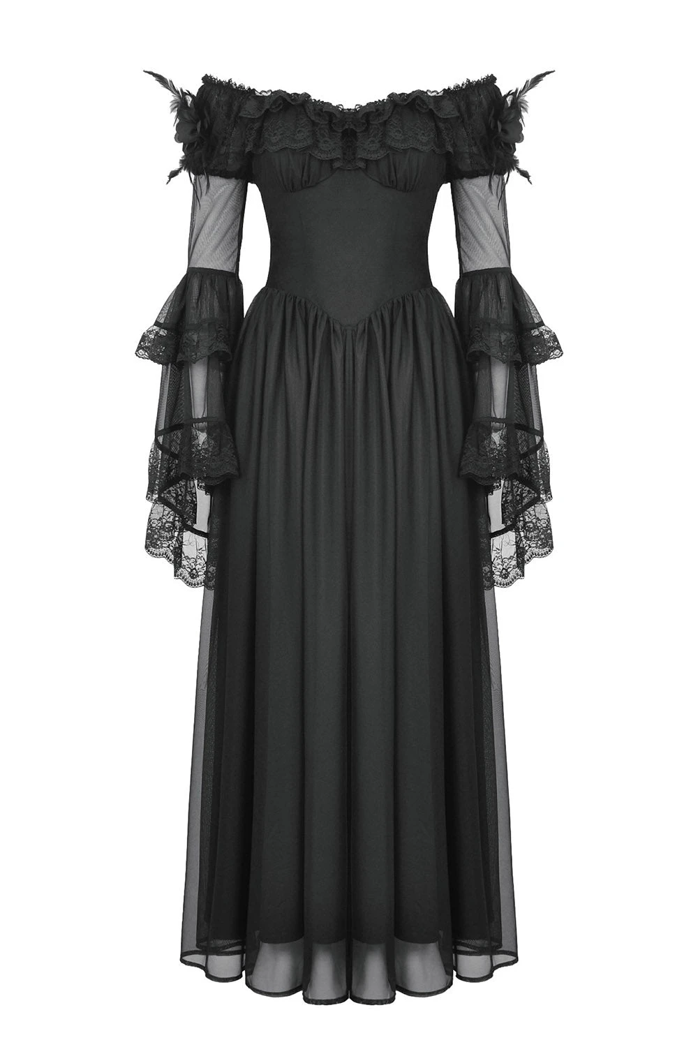 Melancholy Off-the-Shoulder Mesh Dress 7 Melancholy Off-the-Shoulder Mesh Dress - Image 7