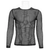 Morbid Black Fishnet Long Sleeve Top [Unisex]