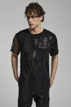 Ripped To Shreds Fishnet Top