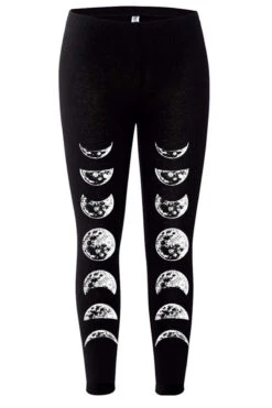 Moon Phase Leggings -Vampirefreaks Sale Store moon leggings front