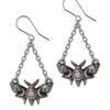Alchemy Lunar Moth Dropper Earrings
