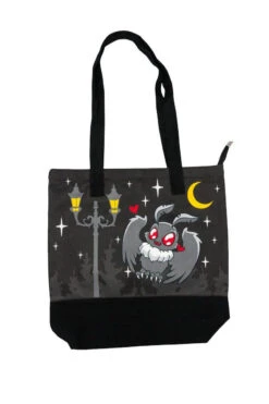 Cute Mothman Canvas Tote Bag -Vampirefreaks Sale Store mothman bag