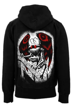 Mothman Of Point Pleasant Hoodie -Vampirefreaks Sale Store mothman hoodie back resize