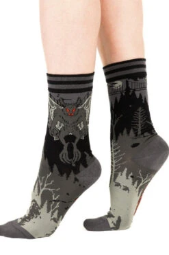Mothman Crew Socks