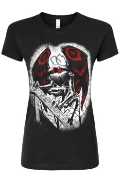 Mothman Of Point Pleasant T-shirt -Vampirefreaks Sale Store mothman poing pleasant womens tshirt