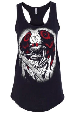 Mothman Of Point Pleasant T-shirt -Vampirefreaks Sale Store mothman racerback tank black front resize