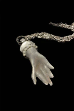 Victorian Hand Necklace -Vampirefreaks Sale Store mourning jewelry