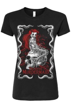 The Little Murdermaid T-shirt -Vampirefreaks Sale Store murdermaid womens tshirt