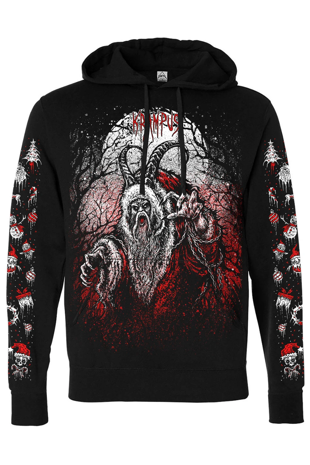 Naughty List Krampus Hoodie 4 Naughty List Krampus Hoodie - Image 4