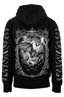 Vampirefreaks Sale Store 17 Vampirefreaks Sale Store -Vampirefreaks Sale Store night flight bat hoodie zipper back